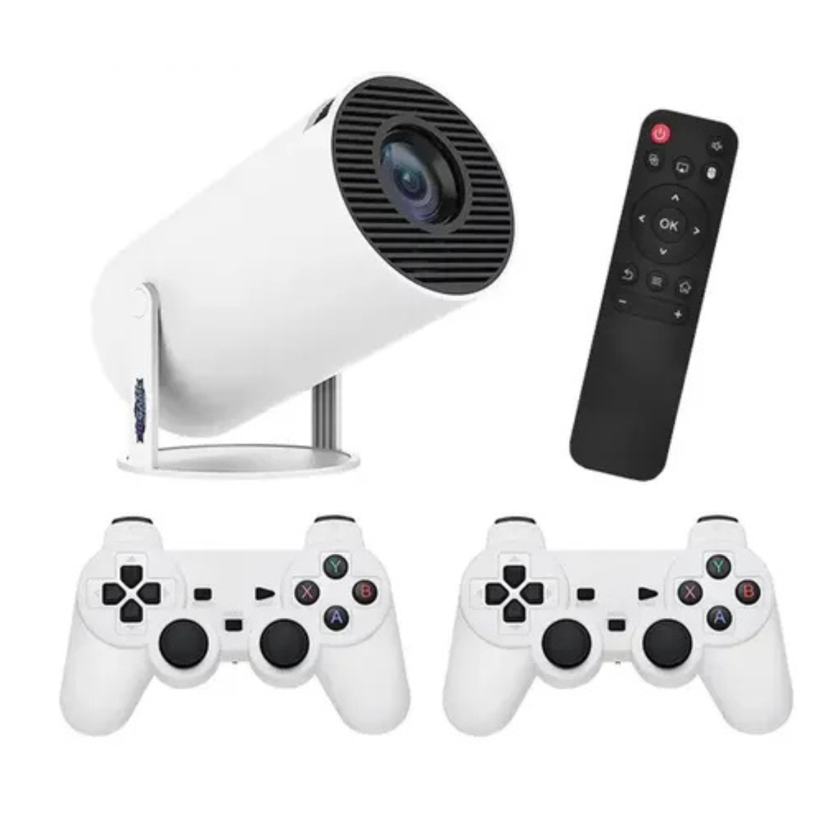 Mini Consola 2 Controles Proyector 4k