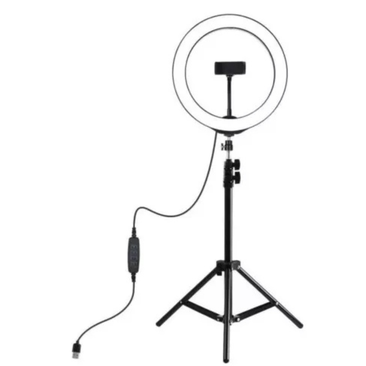 Aro De Luz Led 26 Cm Con Tripode 2.1 M